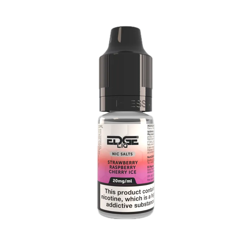 EDGE LIQ Strawberry Raspberry & Cherry Nic Salts 10ml