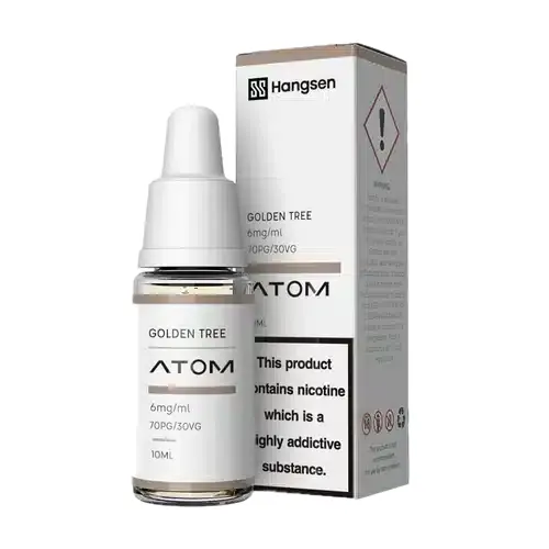 Hangsen Golden Tree E-Liquid 10ml - Atom Range (70PG/30VG)