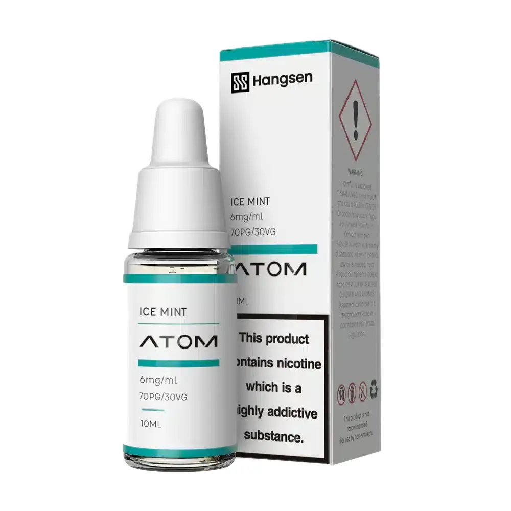 Hangsen Iced Mint E-Liquid 10ml - Atom Range (70PG/30VG)