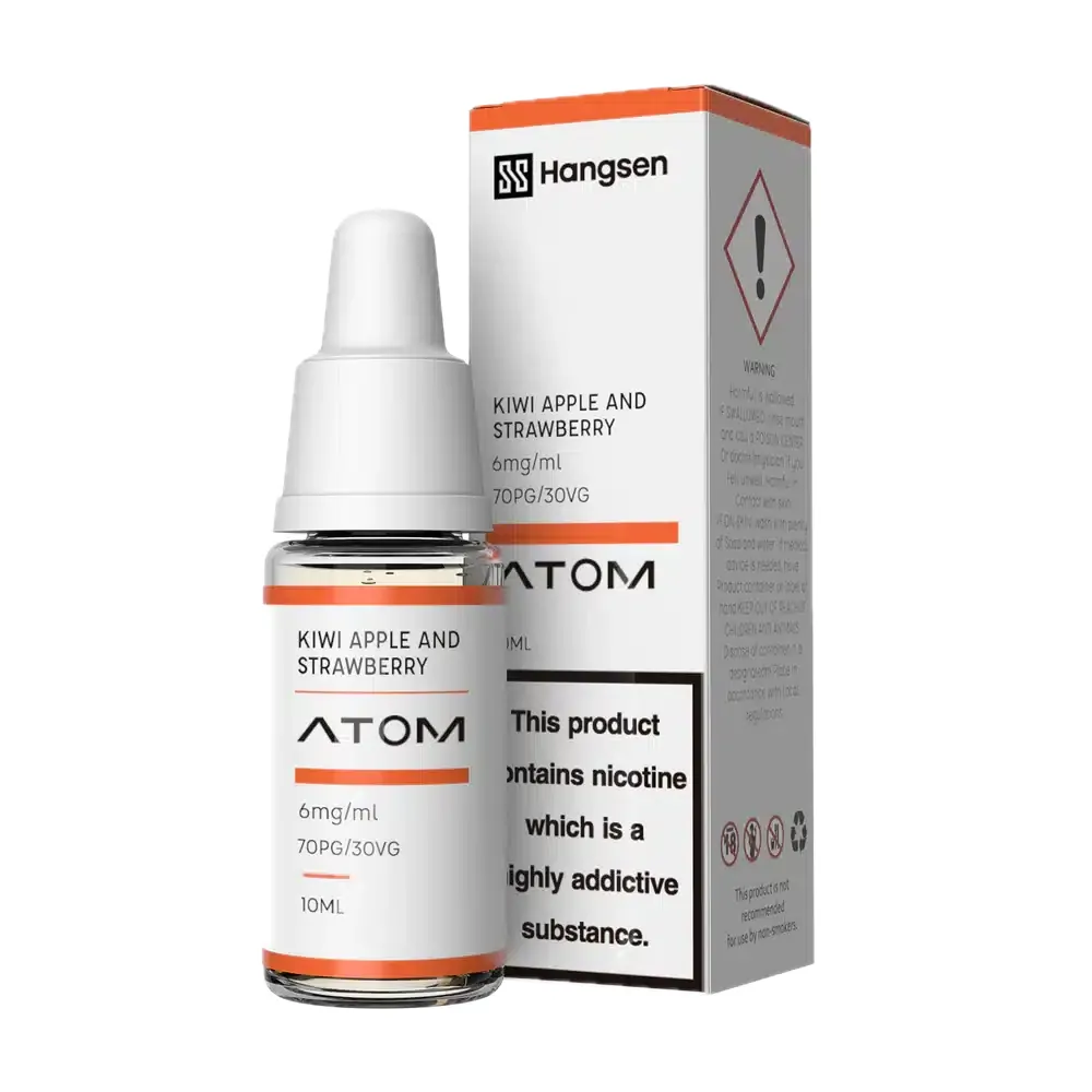 Hangsen kiwi Apple & Strawberry E-Liquid 10ml - Atom Range (70PG/30VG)
