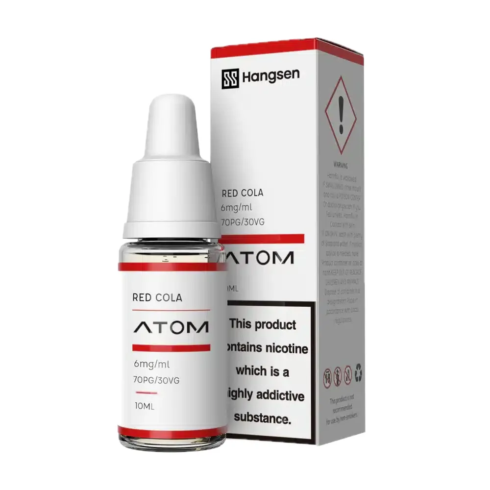Hangsen Red Cola E-Liquid 10ml - Atom Range (70PG/30VG)