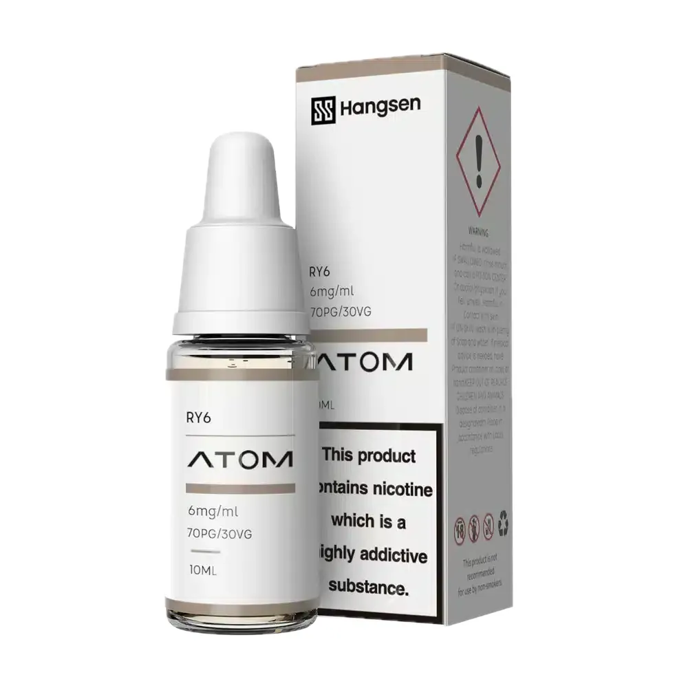 Hangsen RY6 E-Liquid 10ml - Atom Range (70PG/30VG)