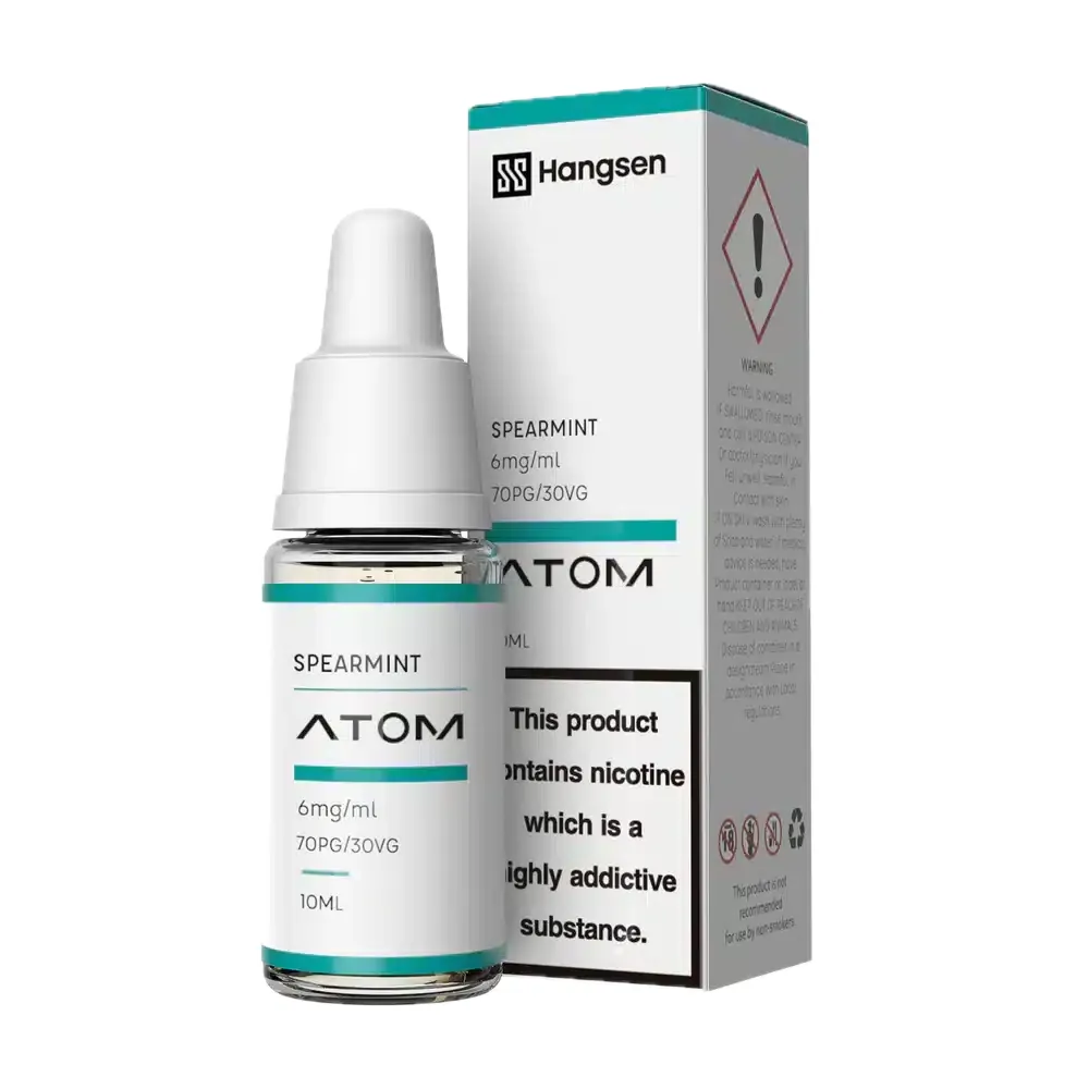Hangsen Spearmint E-Liquid 10ml - Atom Range (70PG/30VG)